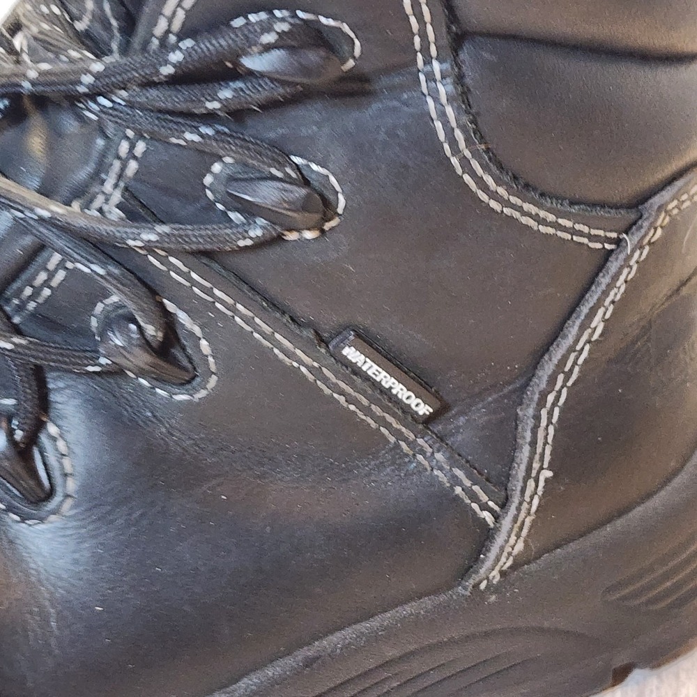 Framer Composite Toe Work Boots Avenger Black Women size 8 moderate condition - Picture 4 of 16